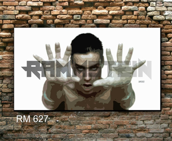 Cuadros De Rammstein Impresos En Tela A Medida En Bastidor 1