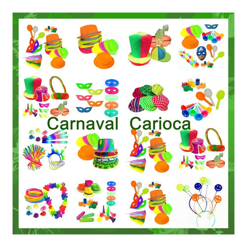 Combo Economico Cotillon 50 Pers 141 Art Carioca  Collares 0