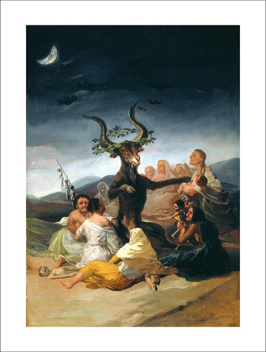 Lamina Fine Art El Aquelarre Goya 53x70 Cm Myc Arte 0