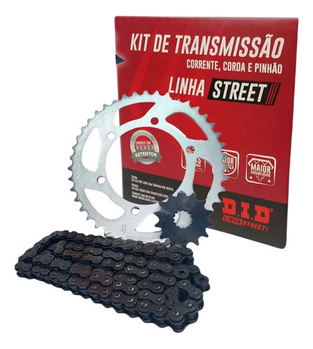Kit Relação Transmissão Did C/ Retentor Xtz 150 Crosser 0