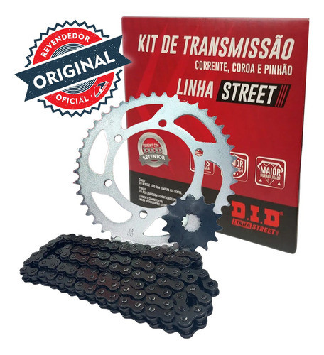 Kit Relação Transmissão Did C/ Retentor Xtz 150 Crosser 1