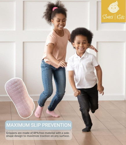 Calcetines Simply Kids Para Ninos Pequenos Con Pinzas (9 ... 1