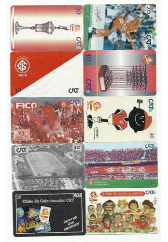Cartão Telefônico Crt Sport Club Internacional - Bo1 0