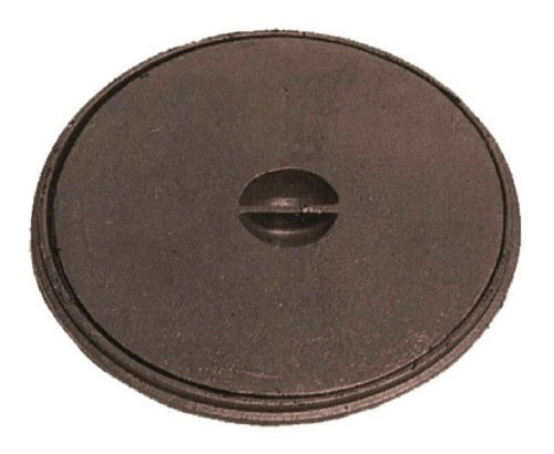 Tampa Tampão Redondo De Chão De Ferro Fundido 30cm 0