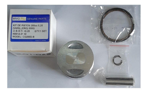 Kit Piston Con Aros Para Motard 200 - 0.25 1