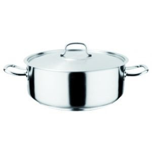 Cacerola A.inox 2/a Baja.c/tapad:28cm(6.7lt) Pujadas 207.028 0