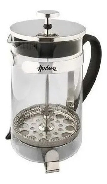 Cafetera Hudson 800 Ml Embolo Vidrio Acero Inox. Francesa  C 0 Cafetera Hudson 800 Ml Embolo Vidrio Acero Inox. Francesa  C 0