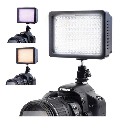 Foco Iluminador Led 160 Piezas + Batería Np-f750 + Cargador 0