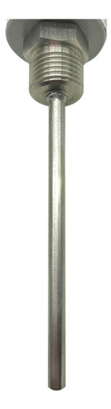 Termopar Tipo J 2 Fios Haste 200mm C/ Rosca 1/2 Bsp Cabeçote 1