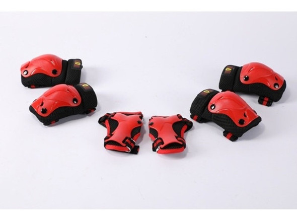 Set Protecciones Roller Patin  Rodilleras Y Coderas Ferrari 0