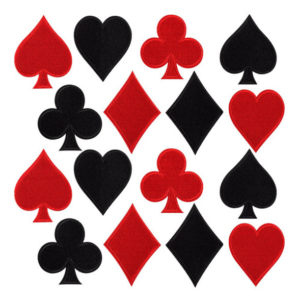 Oiiki 16 Peças De Remendo De Cartas De Jogar, Remendos De P 0