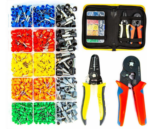Ferrule Wire Terminal Block Crimping Tool Juego De Herr... 0