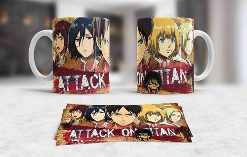 23 Plantillas Sublimación Tazas - Anime 0