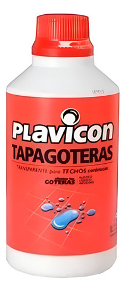Plavicon Transparente Tapagoteras Impermeable X 1 Litro 0