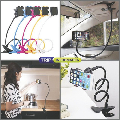 Suporte De Telefone Celular Com Presilha Flexível 1