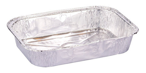 Bandeja Aluminio  F-100 (1050cc) (15*22*4,5cm) + Tapa X100u. 1