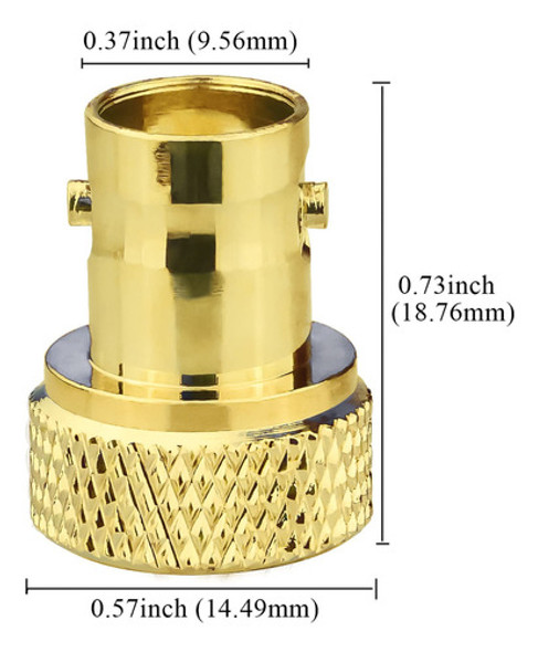 Tuolnk Sma Macho A Bnc Hembra Rf Conector Coaxial Para Radio 1