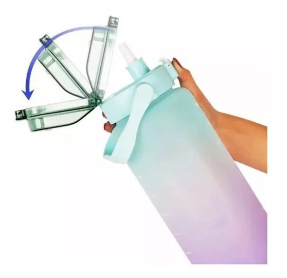 Botella Agua Osos 2 Litros Plástica Deporte Pico Infantil 0
