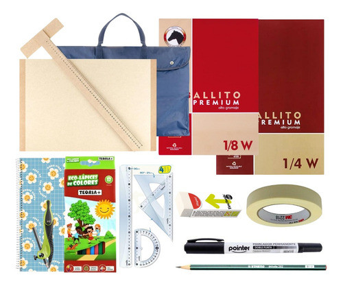 Kit Completo De Dibujo Con Tabla Completa 0