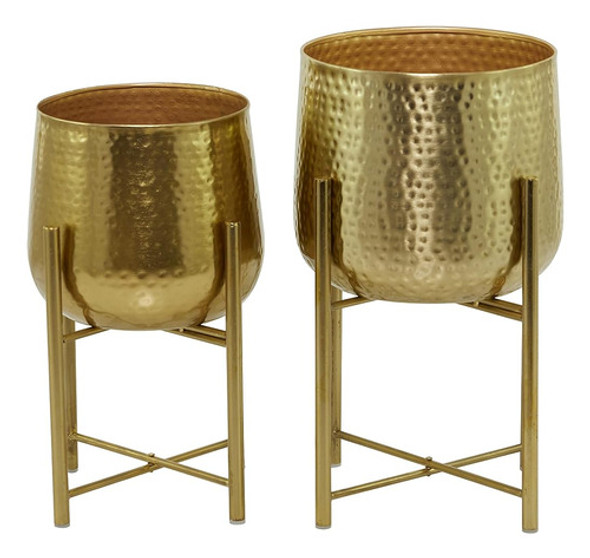 Cosmoliving De Cosmopolitan Jardinera Redonda De Metal Con S 0