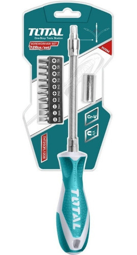 Destornillador Flexible Philips Plano 12 Puntas - Total 0