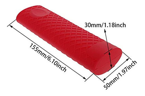 Mromax Funda De Silicona Con Mango Caliente, Cubierta De Man 1