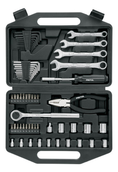 Juego Set Herramientas Llaves Combinadas 66 Piezas Pretul 0
