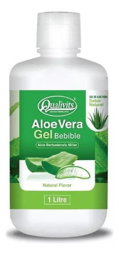Aloe Vera Gel Bebible Natural Qualivits  1 Litro 0