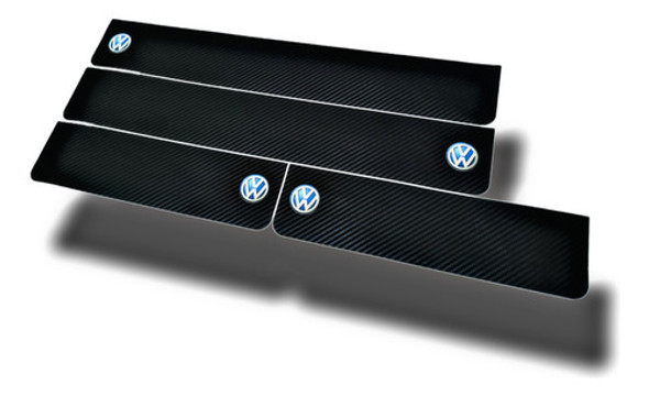 Cubre Zocalos Carbono Volkswagen Vento Mk6 Tsi Logo Resinado 0