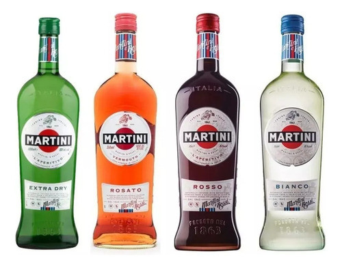 Combo Vermouth Martini / Rosato, Rosso,dry E Bianco - 750ml 0