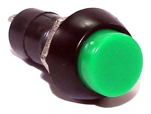 (10 Peças) Chave Botão Pbs-11a Verde C/trava 0