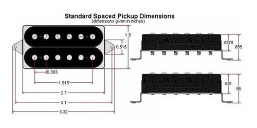 Micrófono Dimarzio Dp100 Super Distortion Humbucker Blanco 1