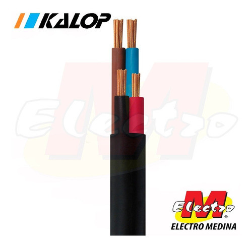 Metro Cable Tipo Taller 4x1 Mm Iram Kalop Electro Medina 0