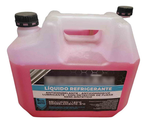 Refrigerante Uso Directo Homologado Rojo 5 Litros 1