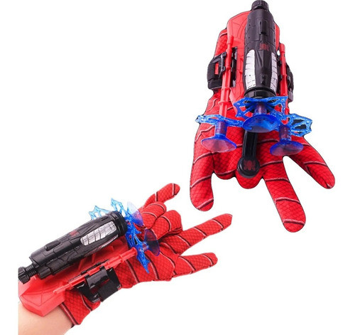 Luva Do Homem Aranha Lança Teia Brinquedo Spiderman Original 0