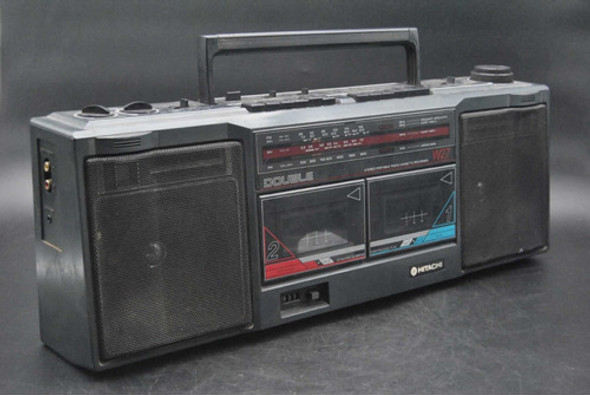 Antiguo Radiograbador Hitachi Trkw27w Vintage Viejo 0