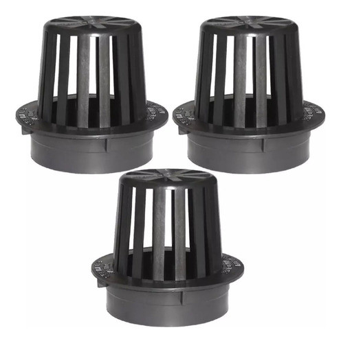 Kit 3 Ralo Protetor De Calha Esgoto Evita Sujeiras Folhas 3' 0