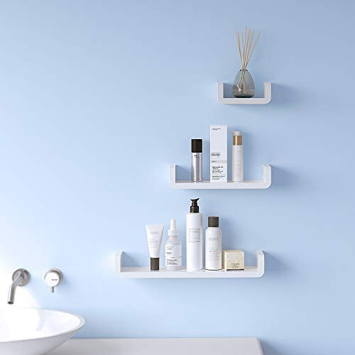 Estantes Flotantes En Forma De U, Montaje En Pared, Organiza 1