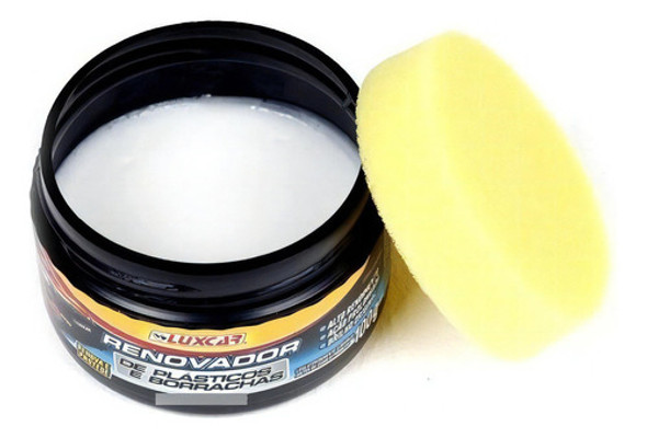 Renovador Plast 100g Plásticos E Borrachas - Luxcar Cor Creme 1 Renovador Plast 100g Plásticos E Borrachas - Luxcar Cor Creme 1