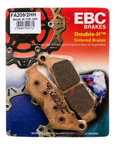 Pastilha Freio Ebc Sint Tras Bmw R1250gs R1250 Gs Fa209/2hh 0