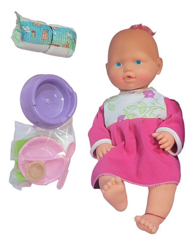 Muñeca Titi Con Moises Con Accesorios Maxplast De Jretro 1