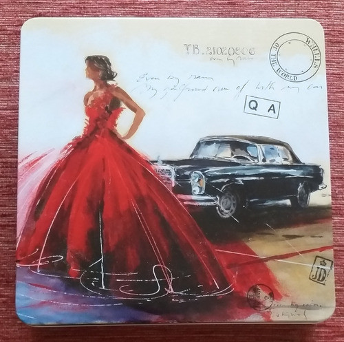 Lata Classic Wheels De Chapa - Vacía - Bélgica - Impecable! 0
