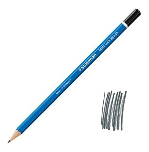 Lapiz Negro Grafito Staedtler Lumograph 1b 0