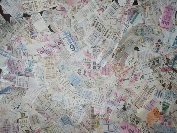 Lote De 500 Boletos De ** Colectivo Antiguos ** 1