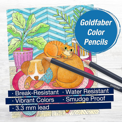 Faber-castell Color By Number Wall Art: Pet Parents - Color 1
