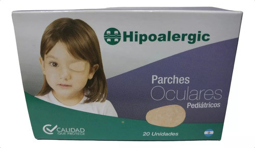 Parche Ocular Pediátrico Adhesivo Hipoalergic X20u 0
