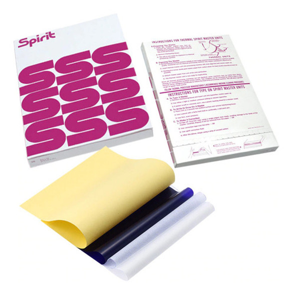 100und Papel Stencil Termo Transfer Spirit Tattoo Tatuagem 0