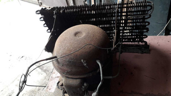 Motor Antiguo Heladera Ferrosmalt A La Vista Como 0