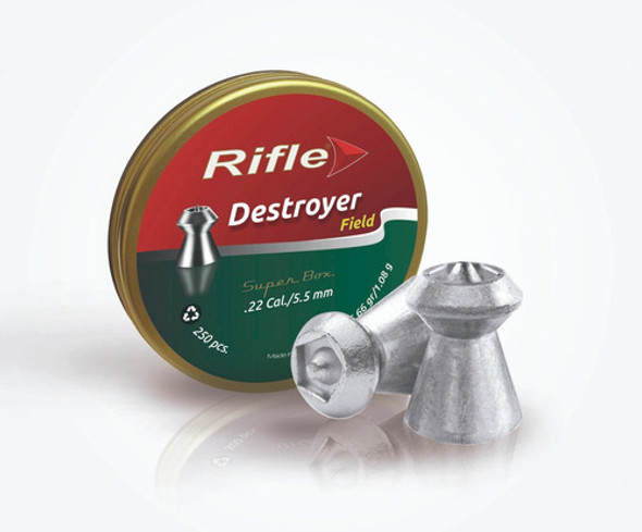 Rifle Ammunition Chumbos Calibre 5.5 Field Destroyer X 125. 0