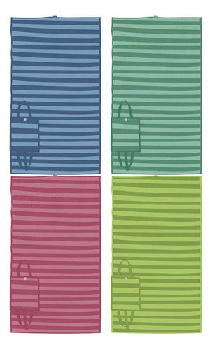 Esteira De Praia Impermeável Verão Sol 180x90cm Dobrável Mor 1